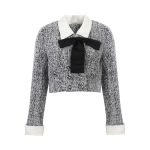 Chic Petite Chiffon Blazer & Pleated Skirt Set
