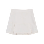 Cute Knit Woolen Shortsleeve Top & Skirt Set