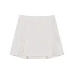 Cute Knit Woolen Shortsleeve Top & Skirt Set