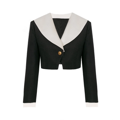 Fitted Blazer With Mermaid Gown Set 02