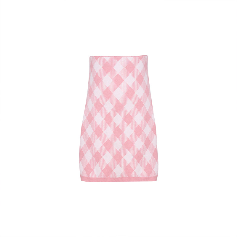 Girly Pink Plaid Set