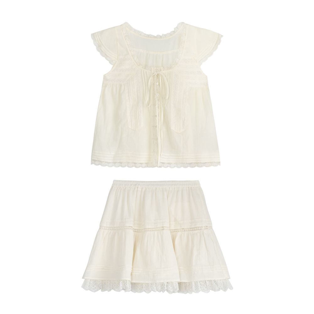 Lace Floral Teen Fashion Set