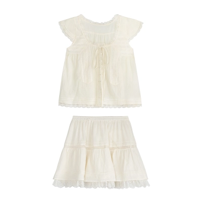 Lace Floral Teen Fashion Set 01