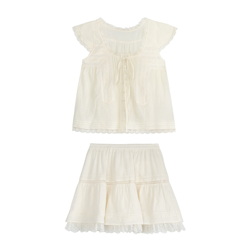 Lace Floral Teen Fashion Set