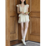 Lace Floral Teen Fashion Set