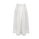 One-Shoulder A-Line Lace Skirt Set