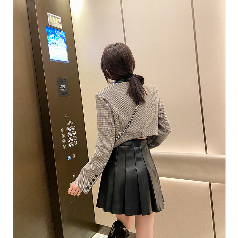 Women's Tweed Blazer & Skirt Set