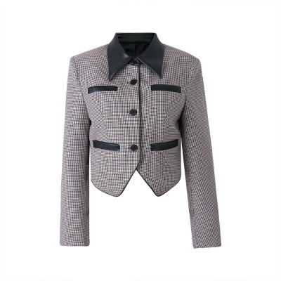 Women's Tweed Blazer & Skirt Set 02