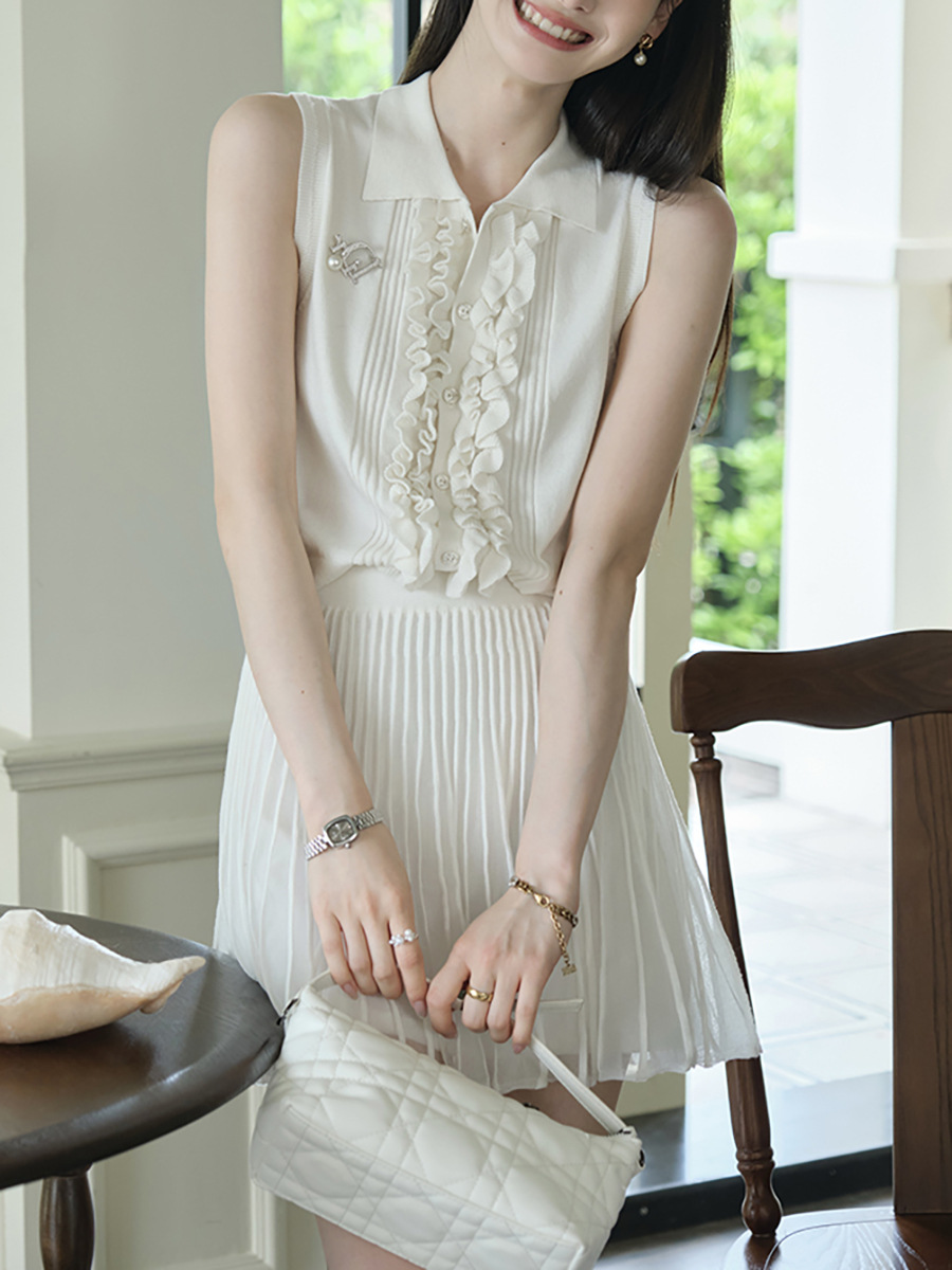 Elegant Knit Two-Piece Set for Women