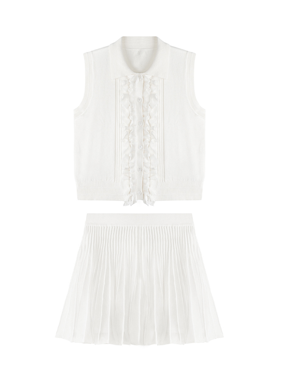 Elegant Knit Two-Piece Set for Women