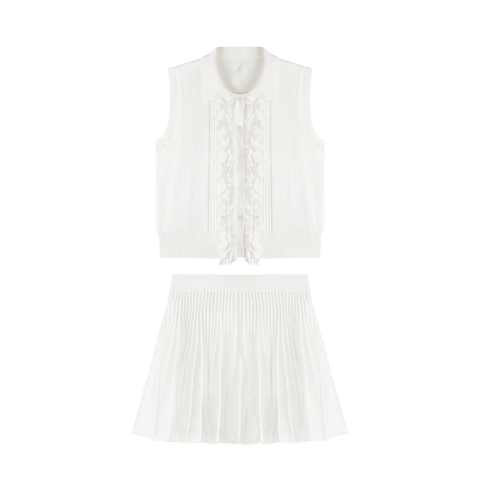 Elegant Knit Two-Piece Set for Women