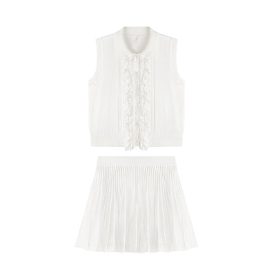 Elegant Knit Two-Piece Set for Women 01