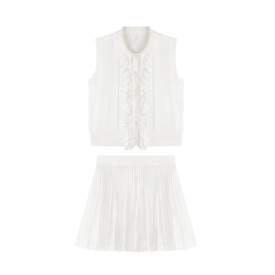 Elegant Knit Two-Piece Set for Women 01