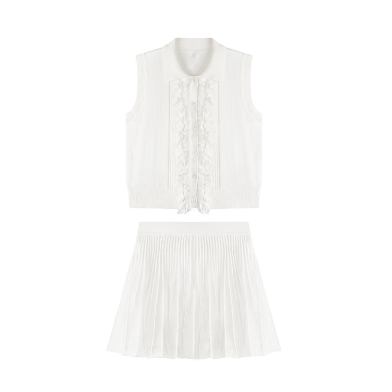 Elegant Knit Two-Piece Set for Women
