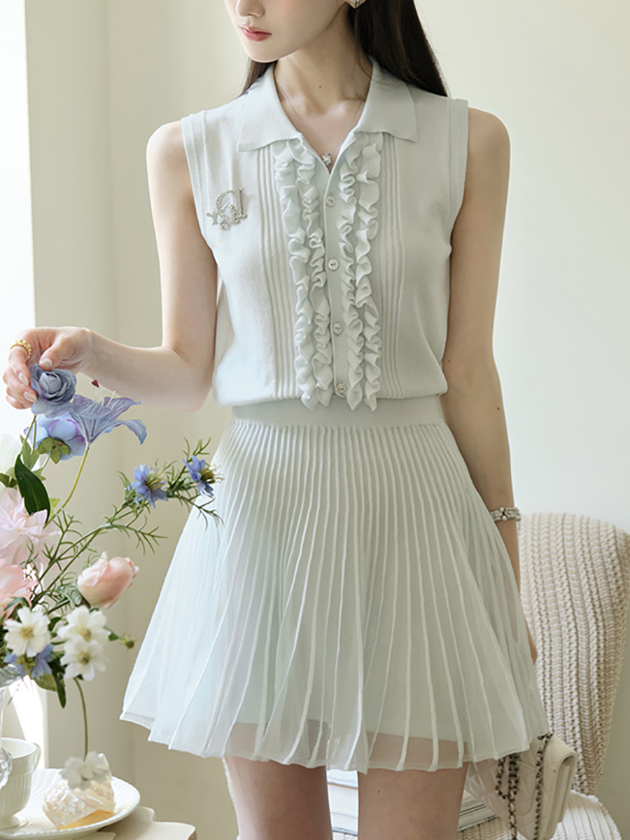 Elegant Knit Two-Piece Set for Women