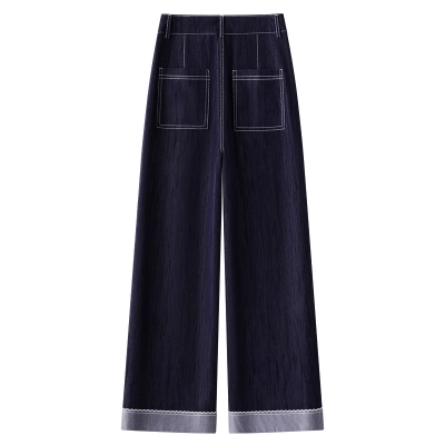 High-Waisted Loose Jeans for Petite Women 02