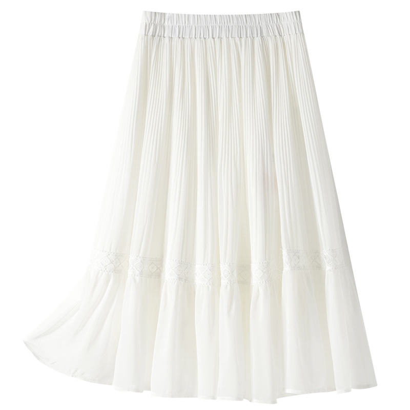 Summer Thin High - Waisted Sheer Slimming Skirt