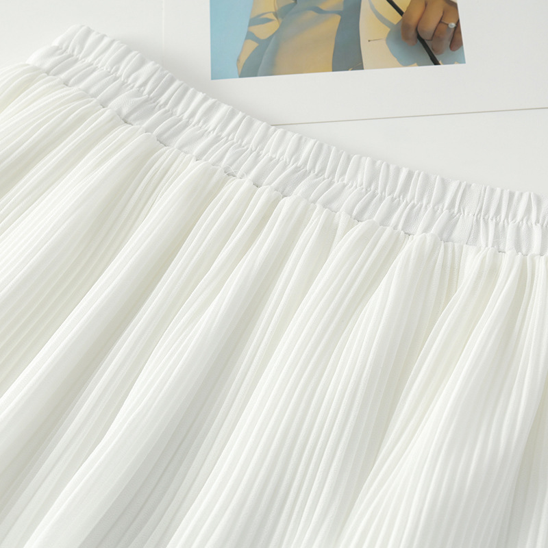 Summer Thin High - Waisted Sheer Slimming Skirt