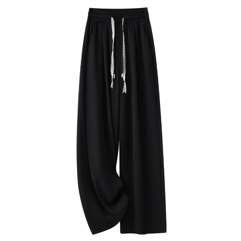 Women's Summer Thin High - Waisted Loose Straight Leg Pants