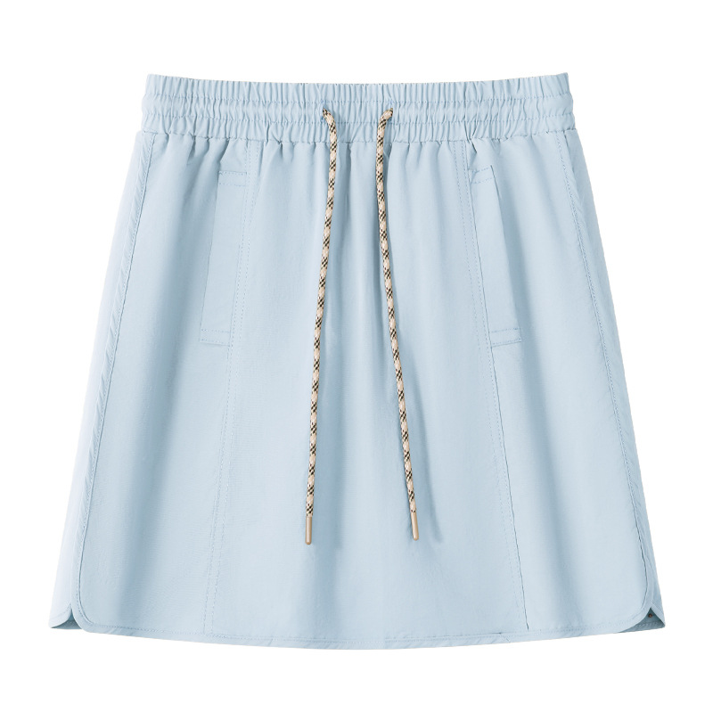 Summer High-Waisted A-Line Mini Skirt for Women