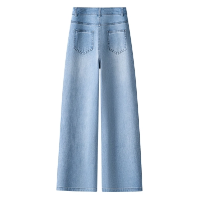 Slim Fit Straight Leg Jeans For Pear Shape 02