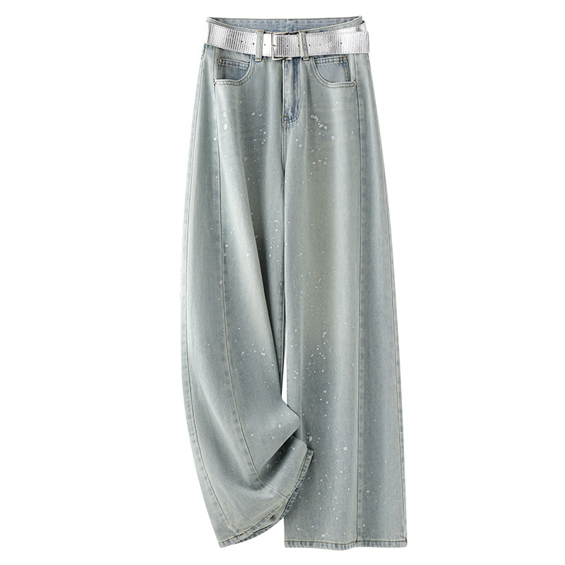 Slim Fit Wide Leg Jeans For Women