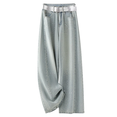 Slim Fit Wide Leg Jeans For Women 01