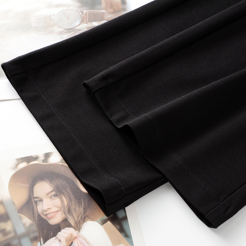 Summer Black Slimming Flared Leggings