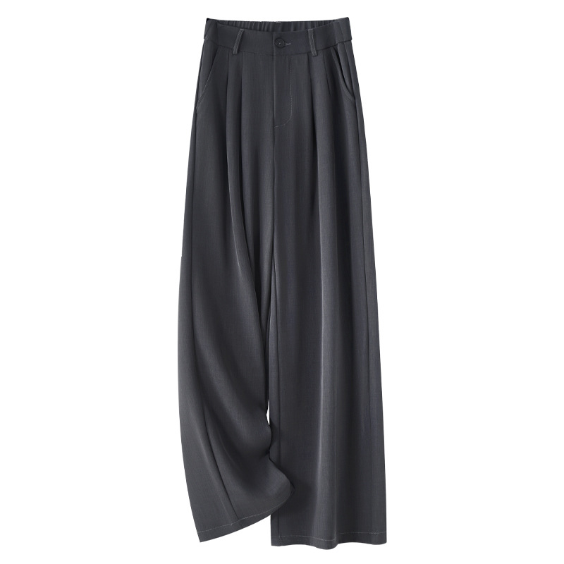 Summer High - Waisted Loose Cropped Chiffon Pants