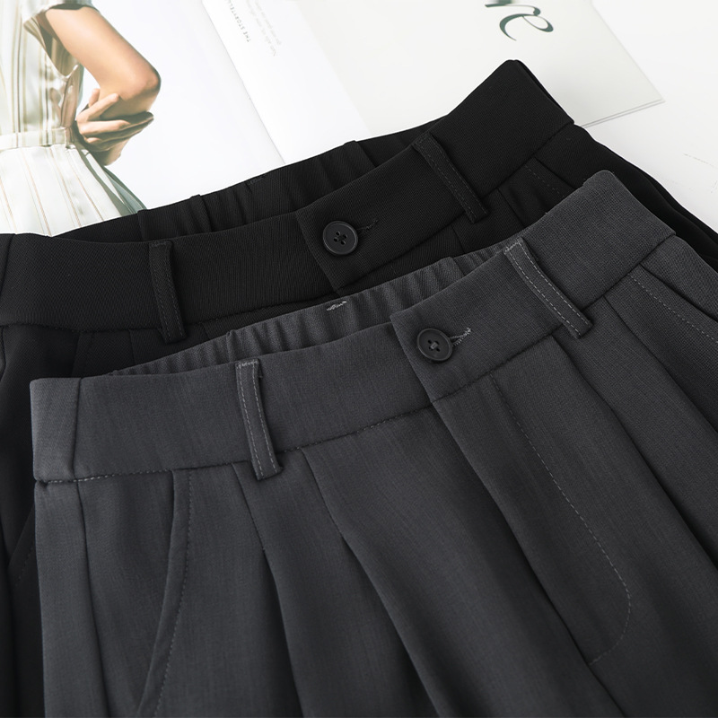 Summer High - Waisted Loose Cropped Chiffon Pants