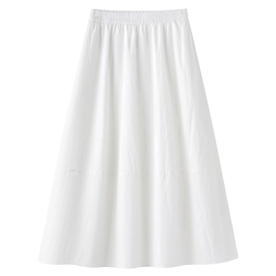 Summer High - Waisted Slimming A - Line Long Skirt 01