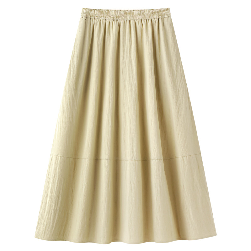 Summer High - Waisted Slimming A - Line Long Skirt
