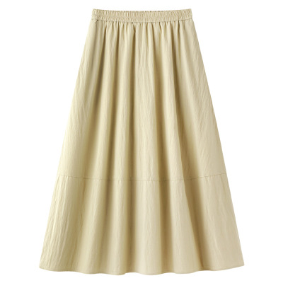 Summer High - Waisted Slimming A - Line Long Skirt 02