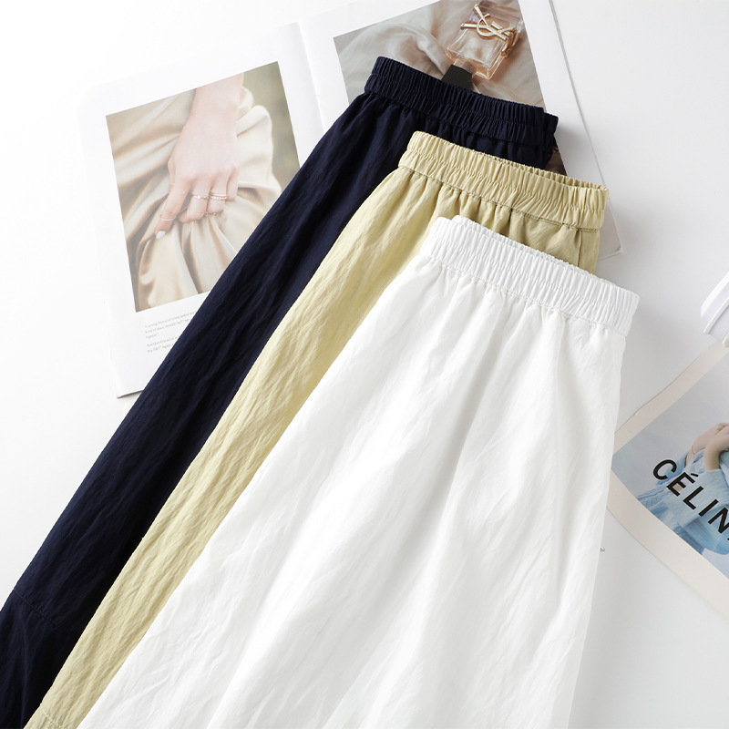 Summer High - Waisted Slimming A - Line Long Skirt