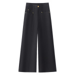 Summer High-Waist Slim Straight Leg Jeans