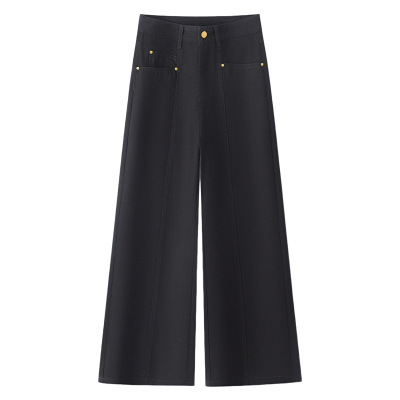 Summer High-Waist Slim Straight Leg Jeans 01