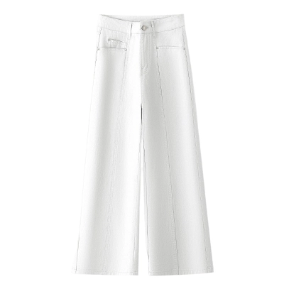 Summer High-Waist Slim Straight Leg Jeans 02