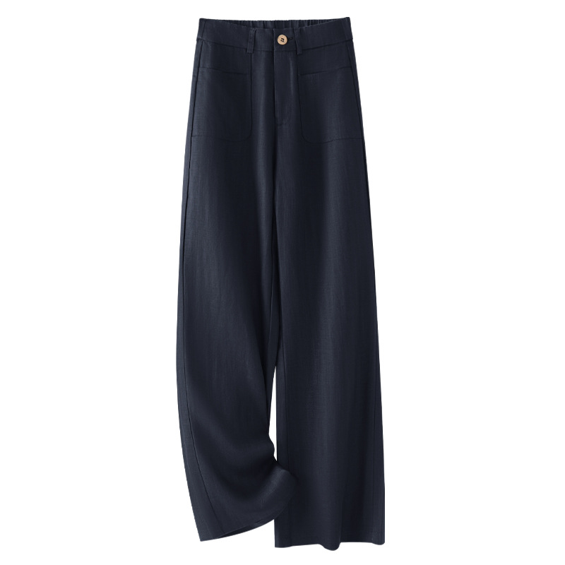 Summer Linen Cotton Wide Leg Pants