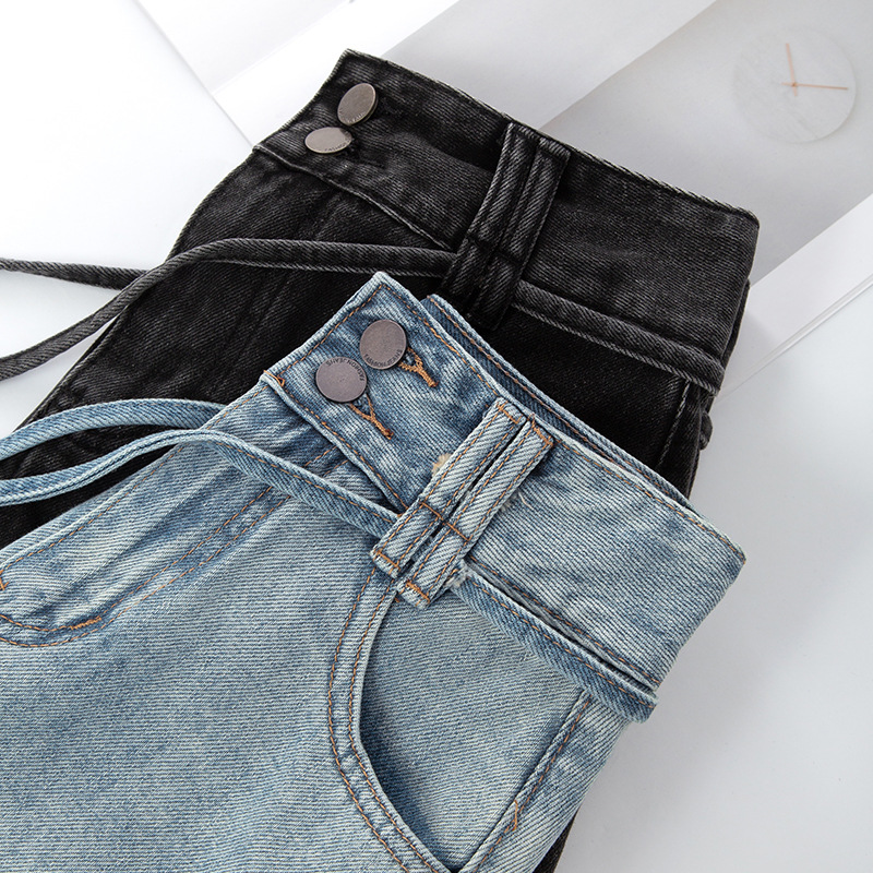 Summer Thin High - Waisted Slimming Denim Skirt