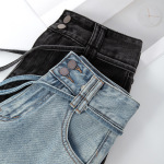 Summer Thin High - Waisted Slimming Denim Skirt