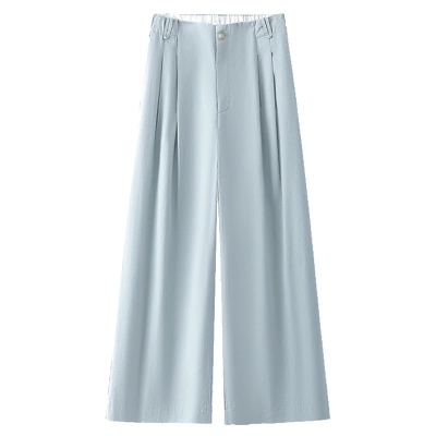 Summer Thin High-Waist Slimming Wide Leg Pants 01