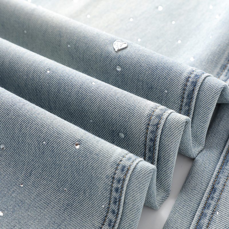 Vintage Rhinestone Flared Jeans