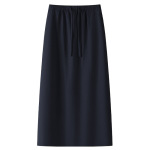Women's Summer Linen-Tencel Midi Skirt