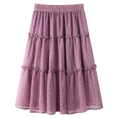 Women's Summer Thin - Section High - Waisted A - Line Skirt 02