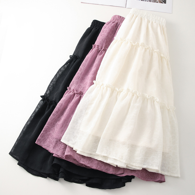 Women's Summer Thin - Section High - Waisted A - Line Skirt