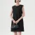 Collarless Layered Camisole Vest Dress