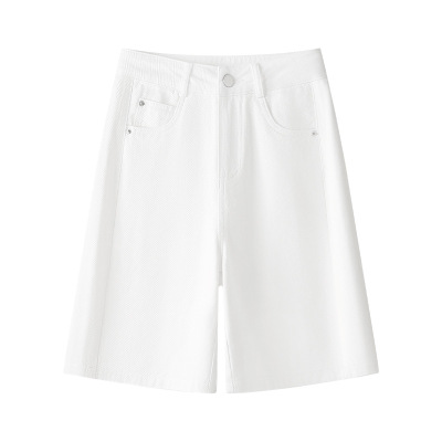 High - Waisted Loose Denim Shorts For Summe 02