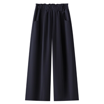High - Waisted Loose Flowy Slimming Casual Pants 01