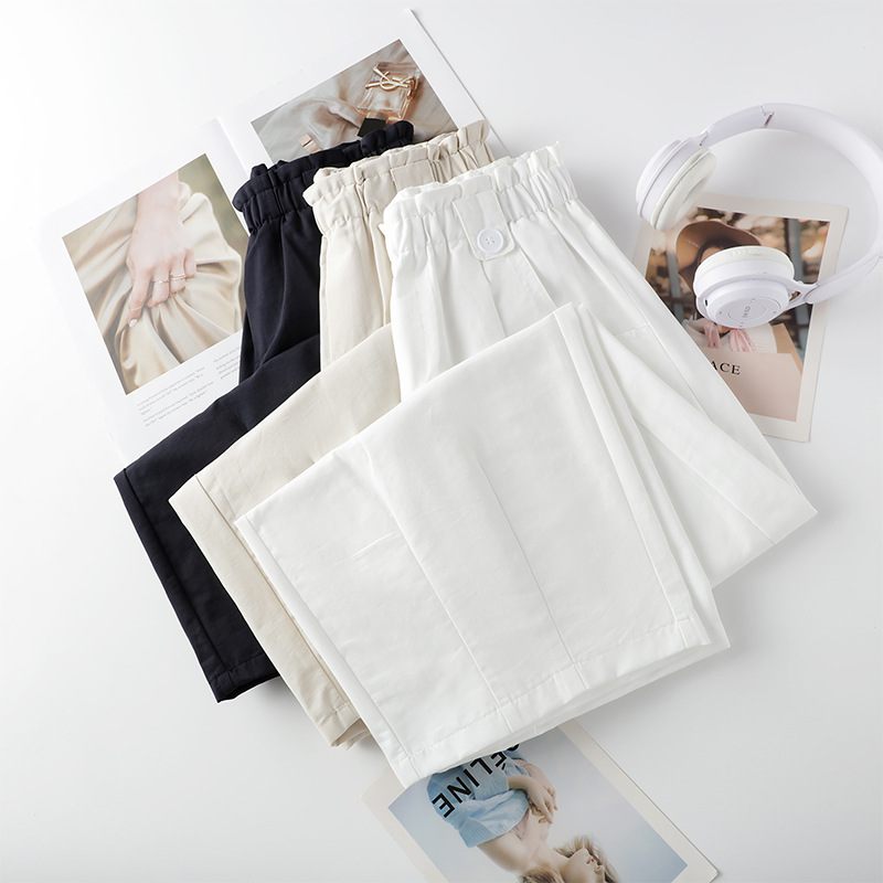 High - Waisted Loose Flowy Slimming Casual Pants