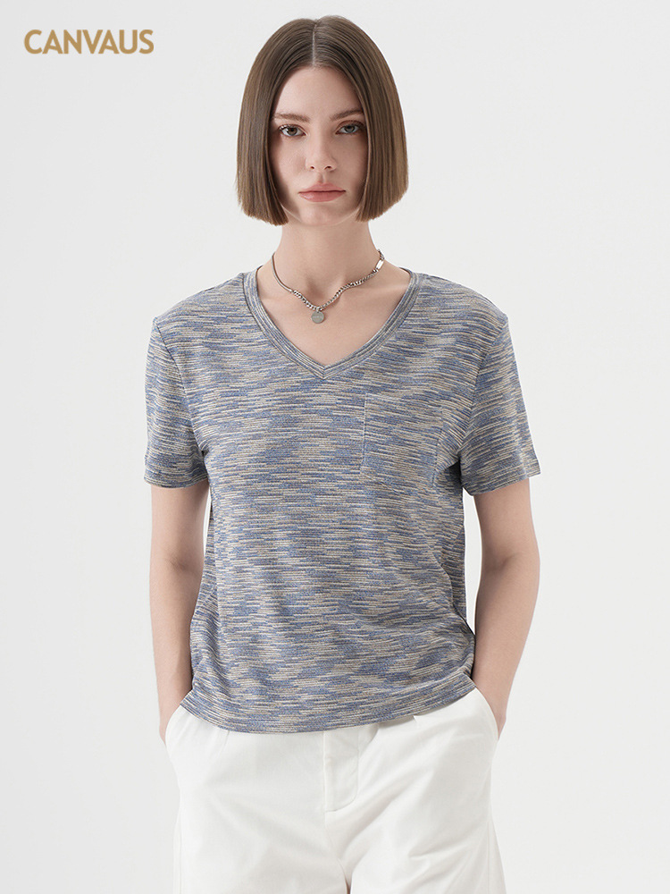 Loose - fit Han - style Soft Tencel Short Sleeve T - shirt